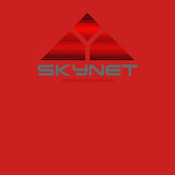 Свитшот хлопковый мужской Skynet, цвет: красный — фото 2