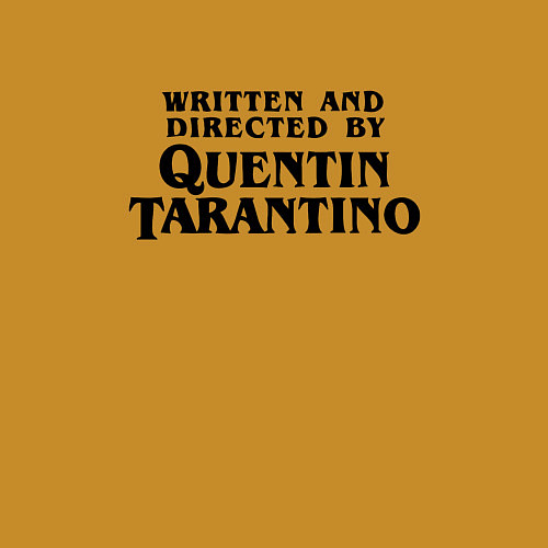 Мужской свитшот Quentin Tarantino / Горчичный – фото 3