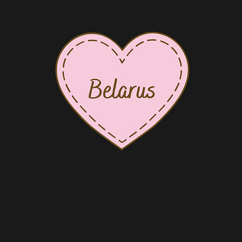 Мужской свитшот Love Belarus / Черный – фото 3