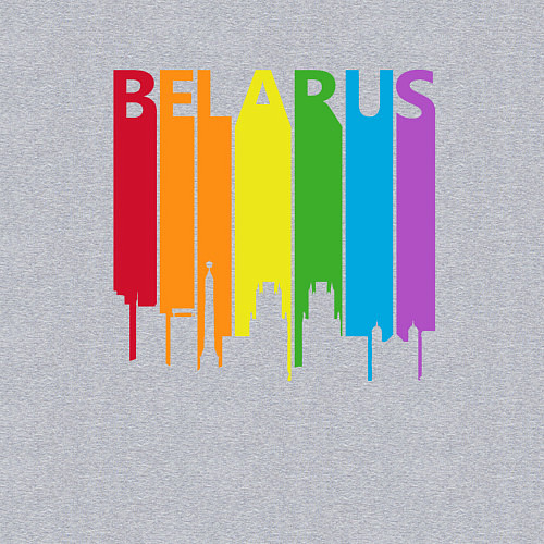 Мужской свитшот Belarus Color / Меланж – фото 3