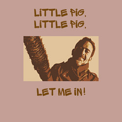 Свитшот хлопковый мужской Negan, цвет: пыльно-розовый — фото 2