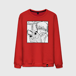 Мужской свитшот Человек — бензопила