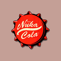 Свитшот хлопковый мужской Nuka Cola Fallout, цвет: пыльно-розовый — фото 2