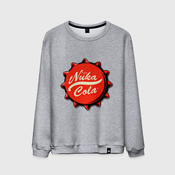 Свитшот хлопковый мужской Nuka Cola Fallout, цвет: меланж
