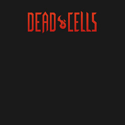 Свитшот хлопковый мужской Dead cells logo text, цвет: черный — фото 2