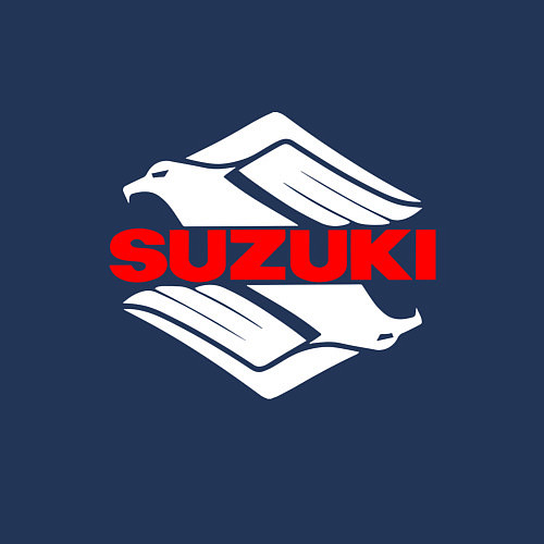 Мужской свитшот SUZUKI СУЗУКИ МОТОСПОРТ / Тёмно-синий – фото 3