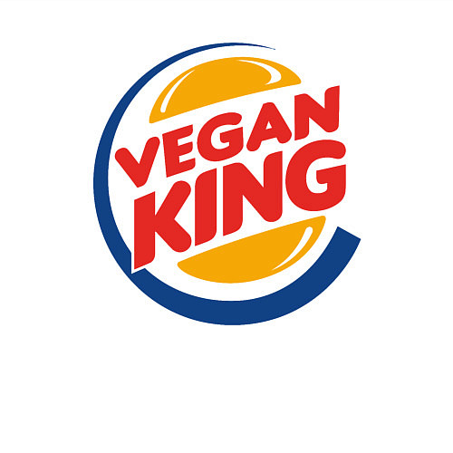 Мужской свитшот Vegan King / Белый – фото 3