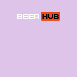 Свитшот хлопковый мужской BEERHUB, цвет: лаванда — фото 2