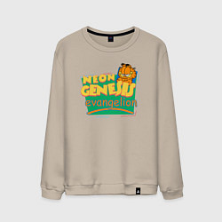 Мужской свитшот GARFIELD GENESIS EVANGELION