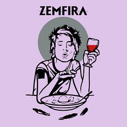 Свитшот хлопковый мужской ZEMFIRA Земфира, цвет: лаванда — фото 2
