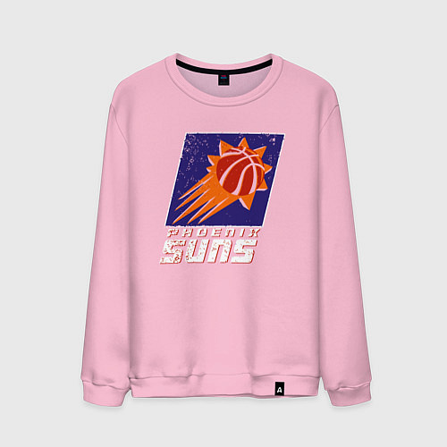 Мужской свитшот НБА - Финикс / Светло-розовый – фото 1