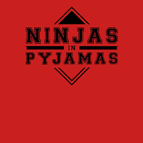 Мужской свитшот Ninjas In Pyjamas / Красный – фото 3