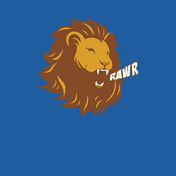 Свитшот хлопковый мужской Lion Rawr, цвет: синий — фото 2