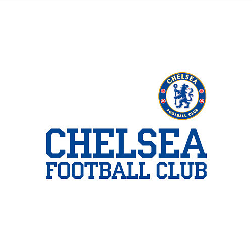 Мужской свитшот Chelsea FC: Blue / Белый – фото 3