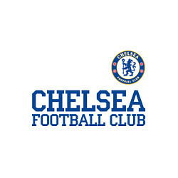 Свитшот хлопковый мужской Chelsea FC: Blue, цвет: белый — фото 2