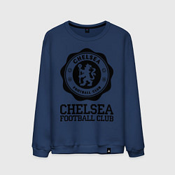 Свитшот хлопковый мужской Chelsea FC: Emblem, цвет: тёмно-синий