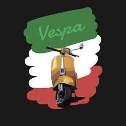 Свитшот хлопковый мужской Vespa, цвет: черный — фото 2