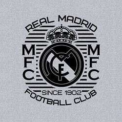 Свитшот хлопковый мужской Real Madrid MFC, цвет: меланж — фото 2