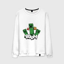 Мужской свитшот Криперы Creepers и Динамит