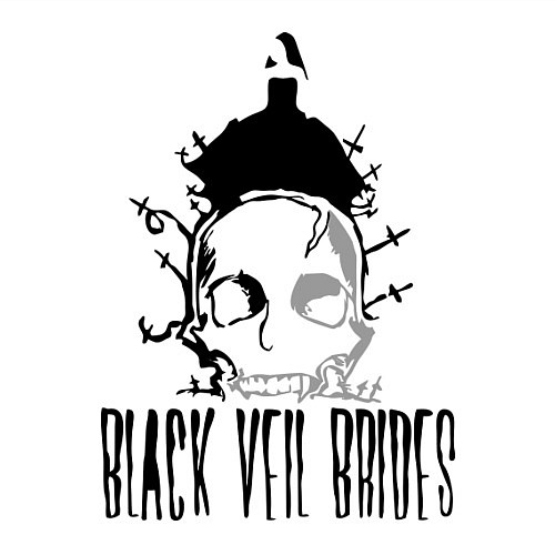 Мужской свитшот Black Veil Brides / Белый – фото 3