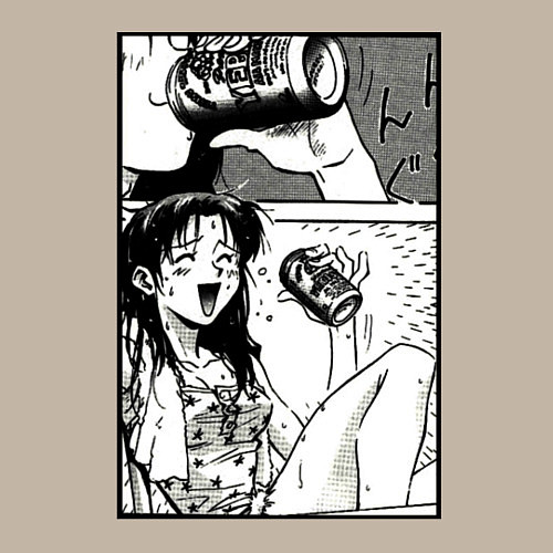 Мужской свитшот Девушка из манги / Миндальный – фото 3