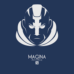 Свитшот хлопковый мужской Anti-Mage из Доты 2 Magina, цвет: тёмно-синий — фото 2