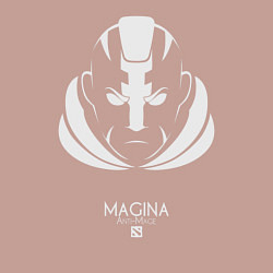 Свитшот хлопковый мужской Anti-Mage из Доты 2 Magina, цвет: пыльно-розовый — фото 2