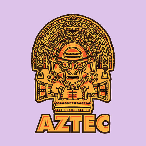 Мужской свитшот Aztec Ацтеки / Лаванда – фото 3