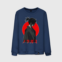 Свитшот хлопковый мужской Yato Noragami, цвет: тёмно-синий