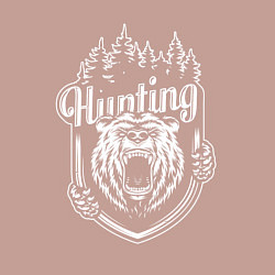 Свитшот хлопковый мужской Hunting, цвет: пыльно-розовый — фото 2