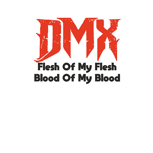 Мужской свитшот DMX - Flesh Of My Flesh / Белый – фото 3