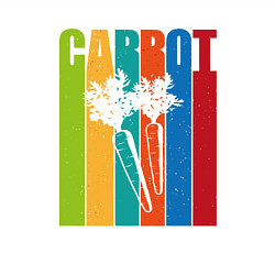 Свитшот хлопковый мужской Vegan Carrot, цвет: белый — фото 2