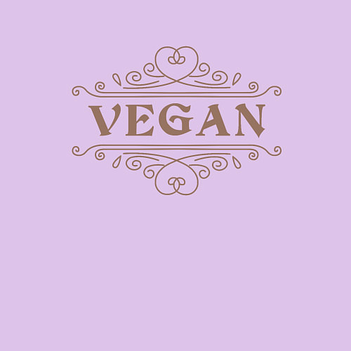 Мужской свитшот Веган - Vegan / Лаванда – фото 3