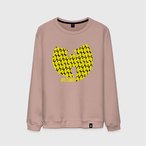 Мужской свитшот Wu-Tang Style / Пыльно-розовый – фото 1