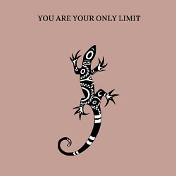 Свитшот хлопковый мужской Ящерица, цвет: пыльно-розовый — фото 2