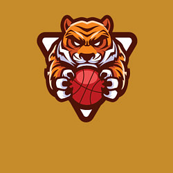 Свитшот хлопковый мужской Basketball Tiger, цвет: горчичный — фото 2
