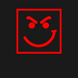 Свитшот хлопковый мужской BON JOVI HAVE A NICE DAY SMILE RED FACE, цвет: черный — фото 2