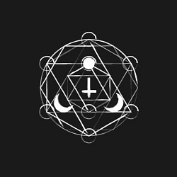 Свитшот хлопковый мужской Occult Mandala, цвет: черный — фото 2