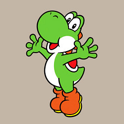 Свитшот хлопковый мужской Yoshi, цвет: миндальный — фото 2