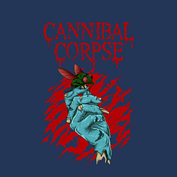Свитшот хлопковый мужской Cannibal Corpse Труп Каннибала, цвет: тёмно-синий — фото 2