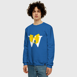 Свитшот хлопковый мужской W - Wu-Tang Clan, цвет: синий — фото 2