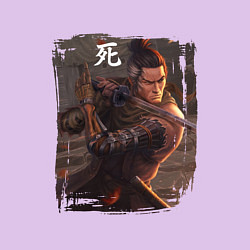 Свитшот хлопковый мужской Warrior Sekiro shadows die twice Z, цвет: лаванда — фото 2