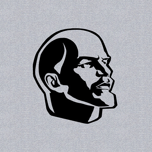 Мужской свитшот Ленин Владимир Ильич / Меланж – фото 3