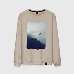 Мужской свитшот ОРЁЛ НАД ЛЕСОМ EAGLE