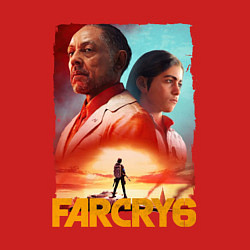 Свитшот хлопковый мужской FAR CRY 6 ФАР КРАЙ 6 ПОСТЕР, цвет: красный — фото 2