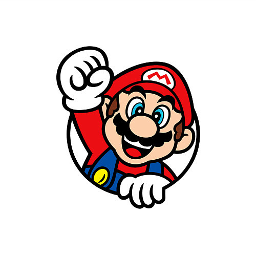 Мужской свитшот MarioFace / Белый – фото 3