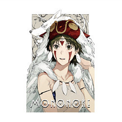 Свитшот хлопковый мужской Princеss mononoke, цвет: белый — фото 2