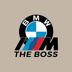 Свитшот хлопковый мужской BMW BOSS, цвет: миндальный — фото 2