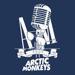 Свитшот хлопковый мужской Arctic Monkeys, рок, цвет: тёмно-синий — фото 2