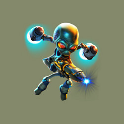 Свитшот хлопковый мужской AlienCrypto, цвет: авокадо — фото 2